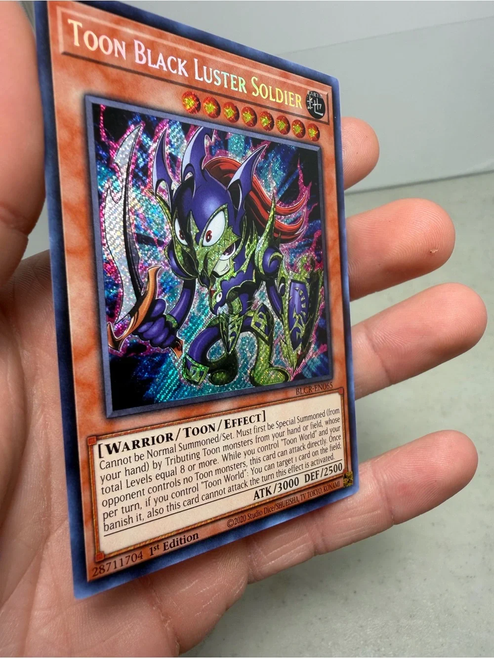 Toon Black Luster Soldier Yu-Gi-Oh BLCR-EN065